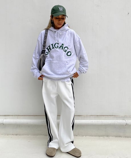 wide hoodie「CHICAGO」#75019