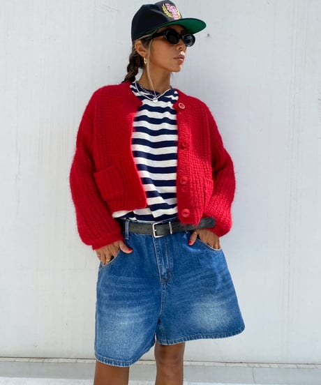 denim shorts「side rip」#1368359