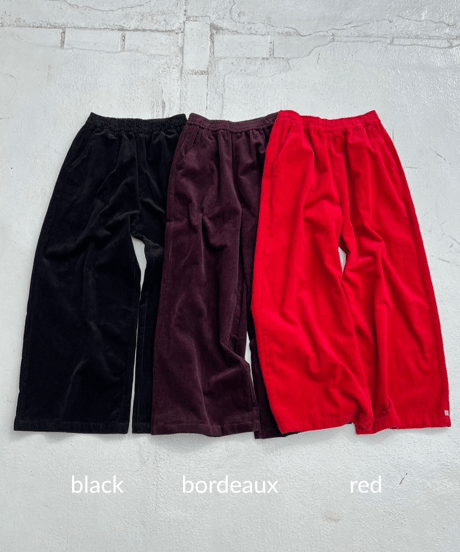 wide leg pt「corduroy」#6878