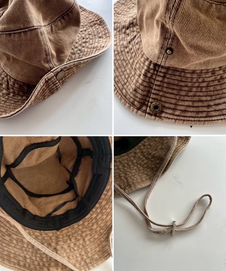2ways bucket hat「denim safari」#2604-1/2