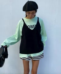 knit cami「V tank」#5060158