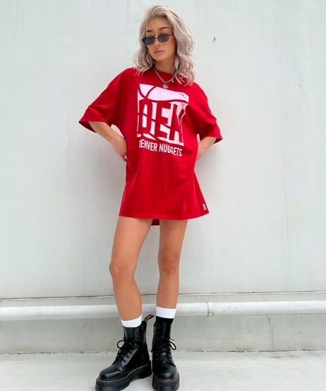wide tee「DEN」#8386