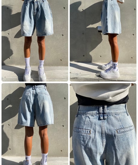 denim short pt 「Baggy」#122