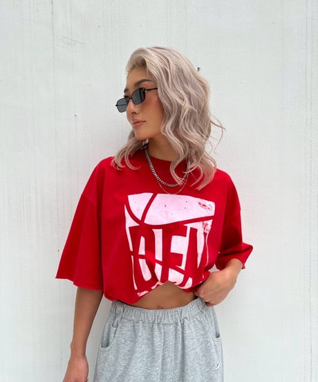 wide tee「DEN」#8386