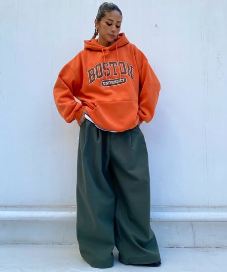 hoodie「BOSTON uni」#6810511（裏起毛）