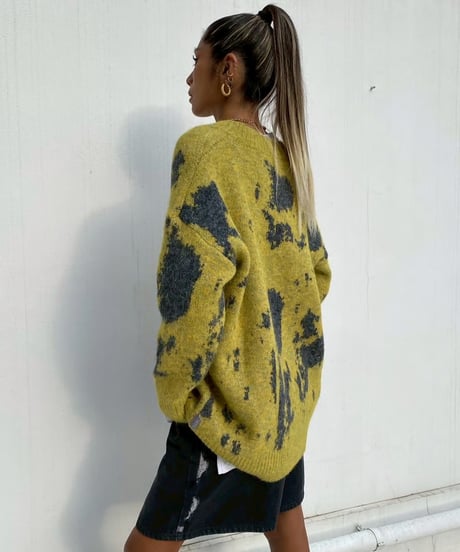 color knit「V neck」#58800510