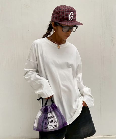 flat top cap「check G」#2509-9