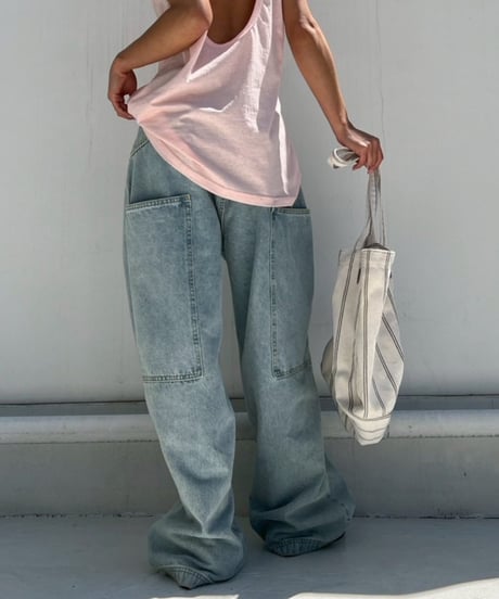 denim tapered pt「pocket」#68053