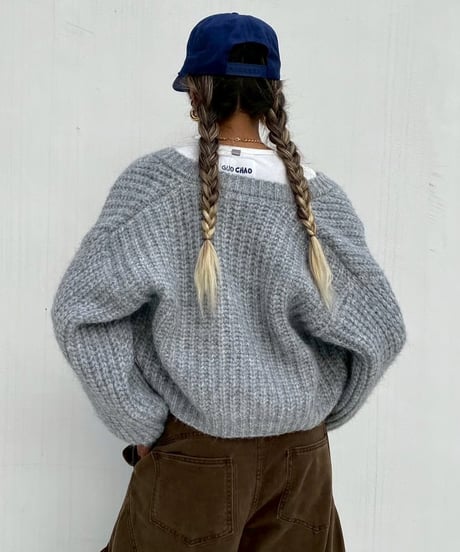 knit cardigan「chunky」#781959
