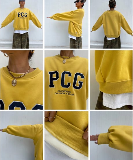 oversized sw「PCG」#6658511（裏起毛）