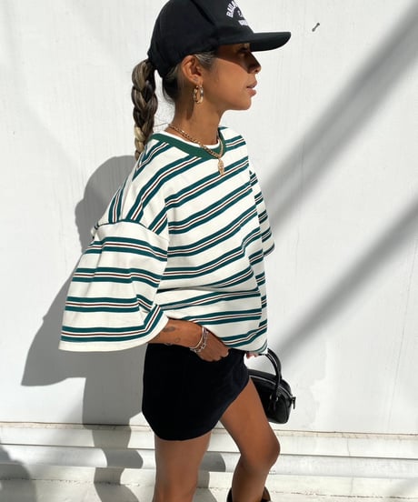 wide border T「w collar」#618