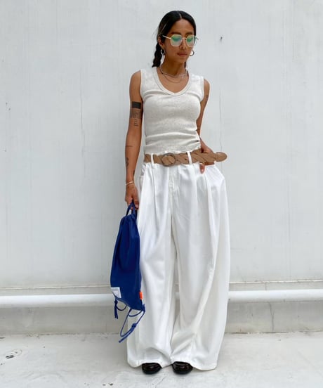 rib tank「v-neck」#5783-25364