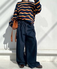 2way denim salopette 「thick」#87711