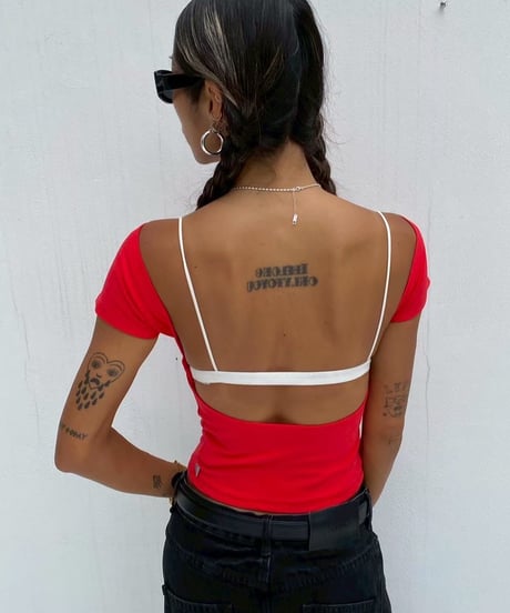 open back top 「show it」#27850