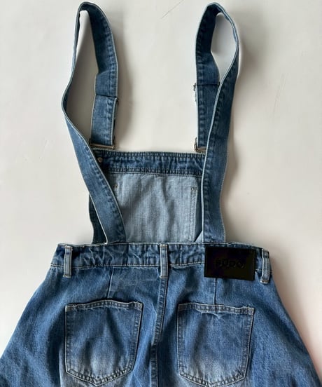 denim salopette「clash」#563063