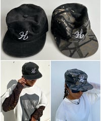 flat top cap「H」#2603-2/2