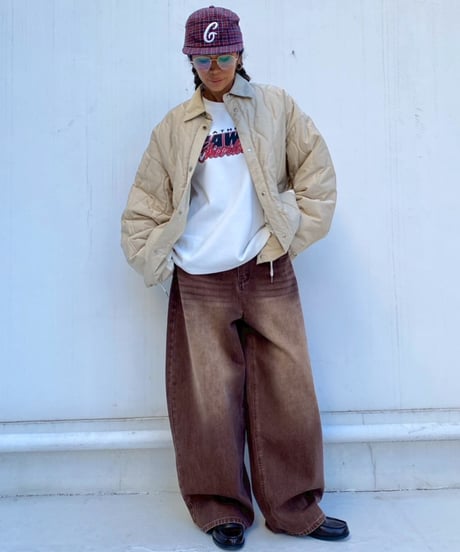 flat top cap「check G」#2509-9