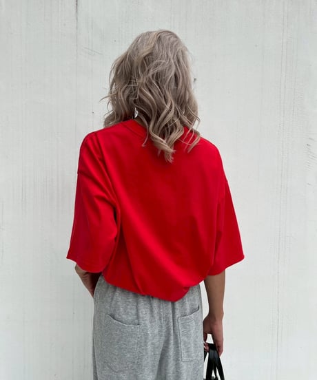 wide tee「DEN」#8386