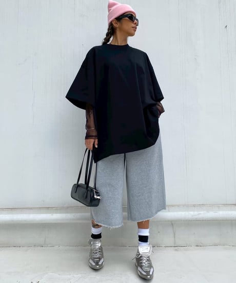 half sw pt「long shorts」#3048510(裏起毛／ベルト付き)