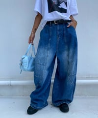 oversized pt「color barrel」#68758（ベルト付き）