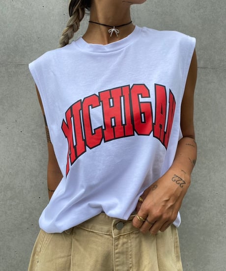 loose tank「MICHIGAN」#9701