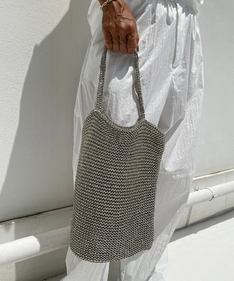 mesh tote bag「beat net」#8842
