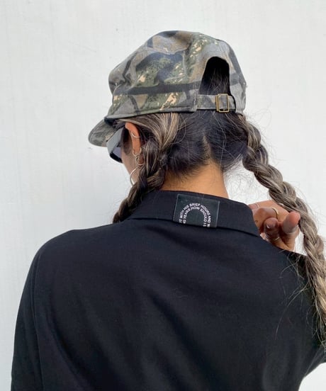 flat top cap「H」#2603-2/2