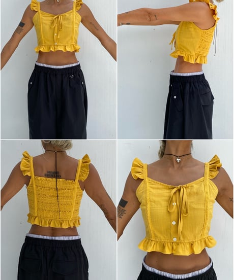 flill tanktop「back gather」#4210061721