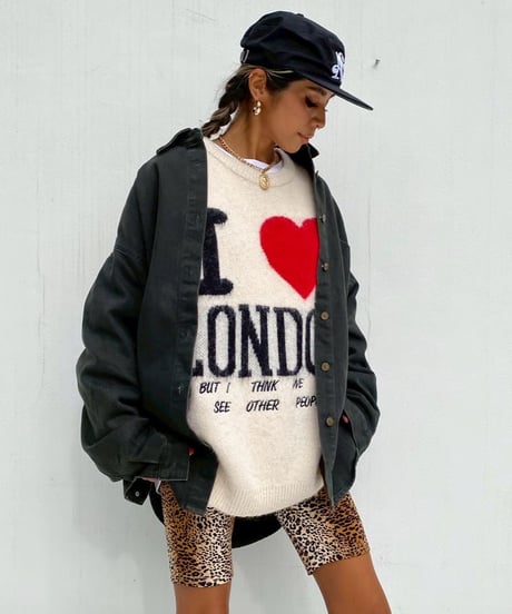knit pull over「LONDON」#208359