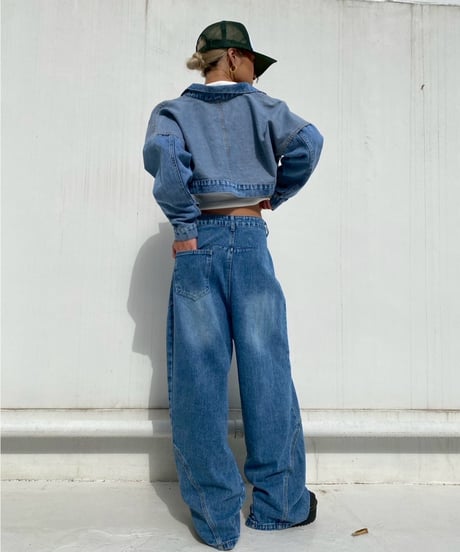 cropped denim jc「Flip」#658