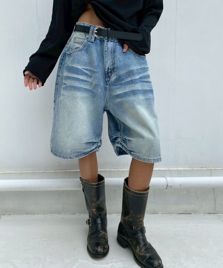 denim half pt「wrinkles」#68823163