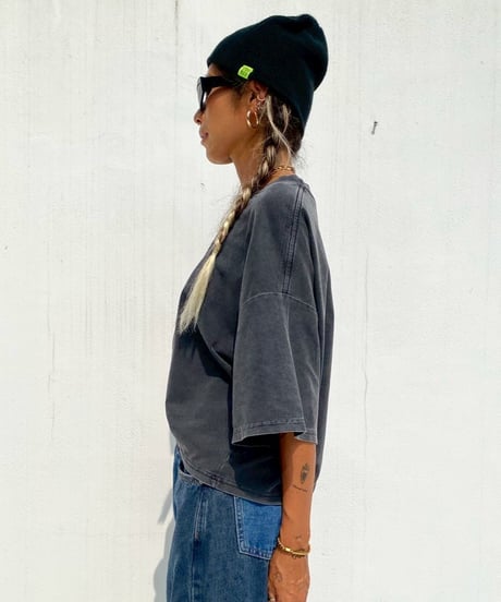 cropped T「HAVE FUN」#635358