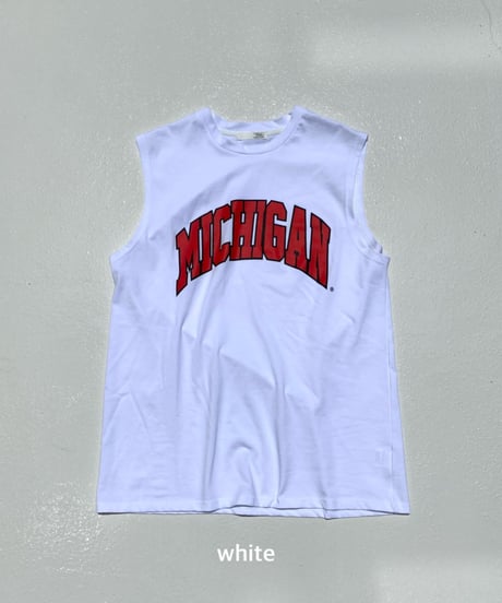 loose tank「MICHIGAN」#9701