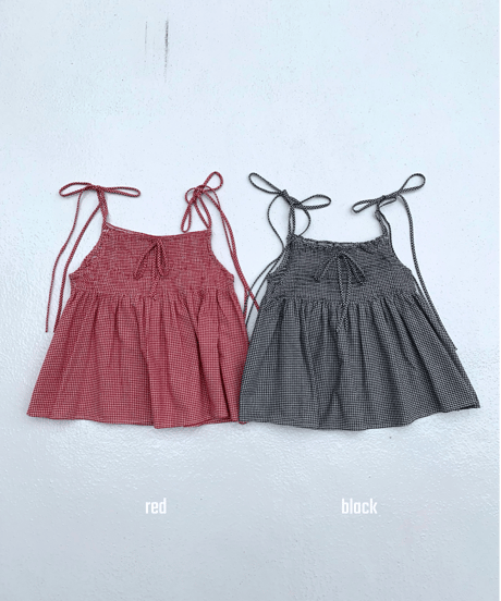 check flare cami「gingham」#6836