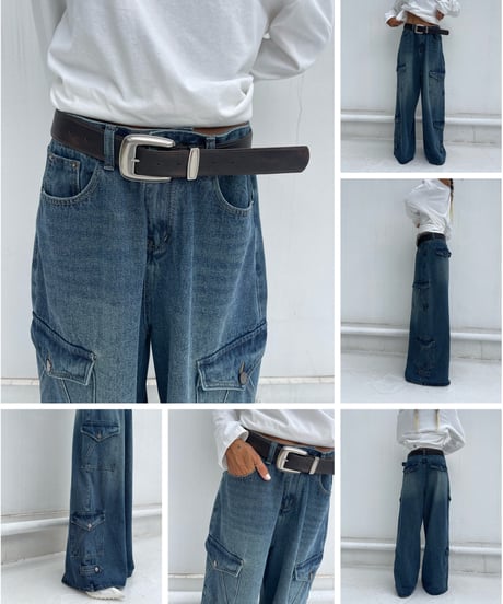 cargo denim「envelope」#91037（ベルト付き）