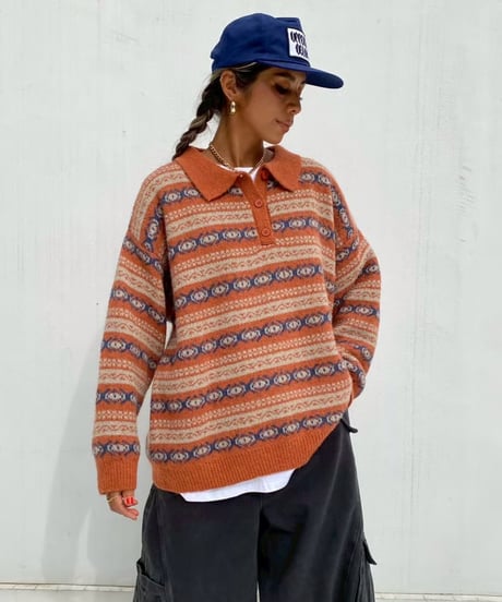 pattern knit「collar」#5066159