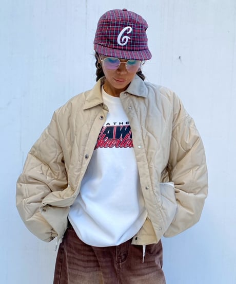 flat top cap「check G」#2509-9