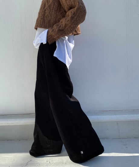 wide leg pt「corduroy」#6878