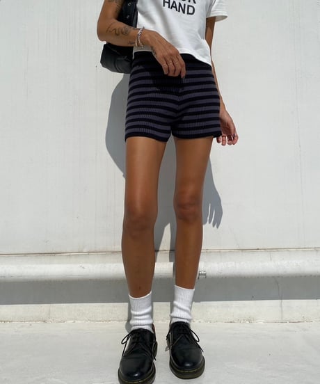 knit short pt「border」#7395