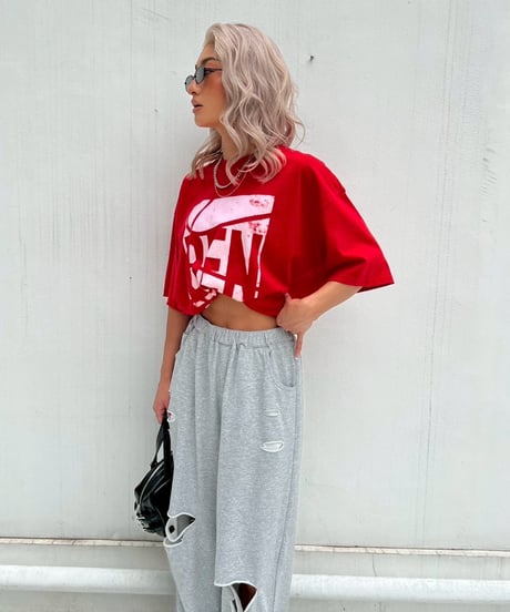 wide tee「DEN」#8386