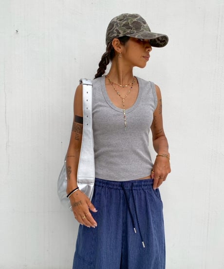 rib tank「v-neck」#5783-25364