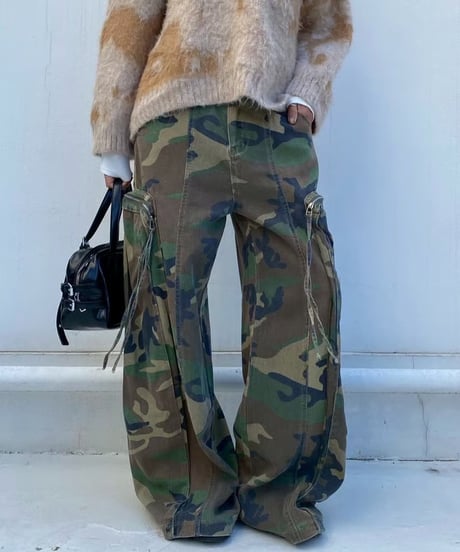 baggy pt「camo pocket」#6352
