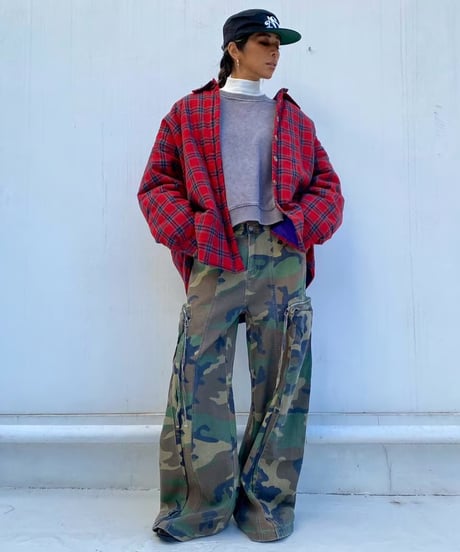 baggy pt「camo pocket」#6352
