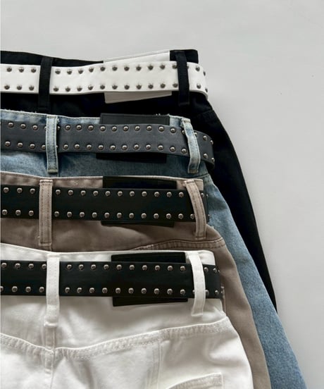 barrel shorts「studs」#92764(ベルト付き)