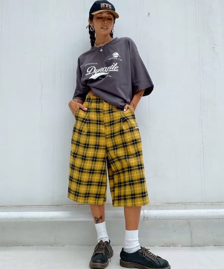 【¥6,800→¥4,800】oversized shorts 「baggy checkers」#3126