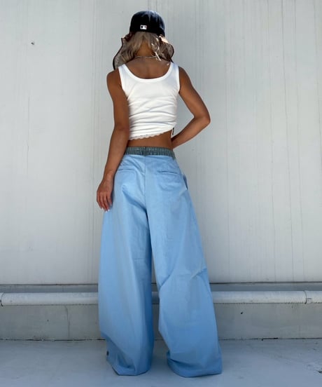 lace tank「button」#68137