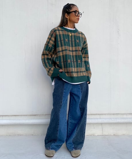 wide denim pt「docking」 #3621