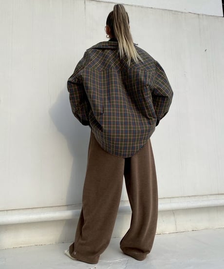 冬物非公開oversized jc「cool check」#99235510