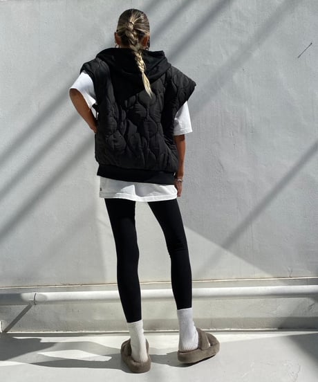 hoodie quilt gilet「FKG」#9757