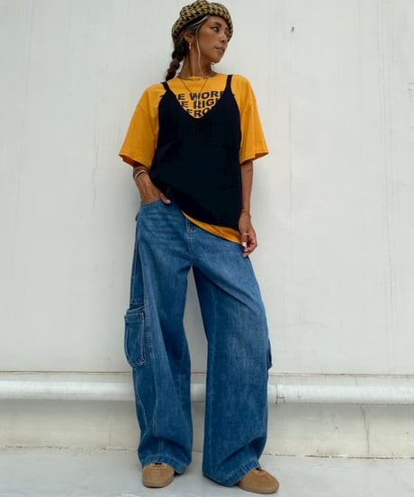 cargo denim「pocket barrel」#926158